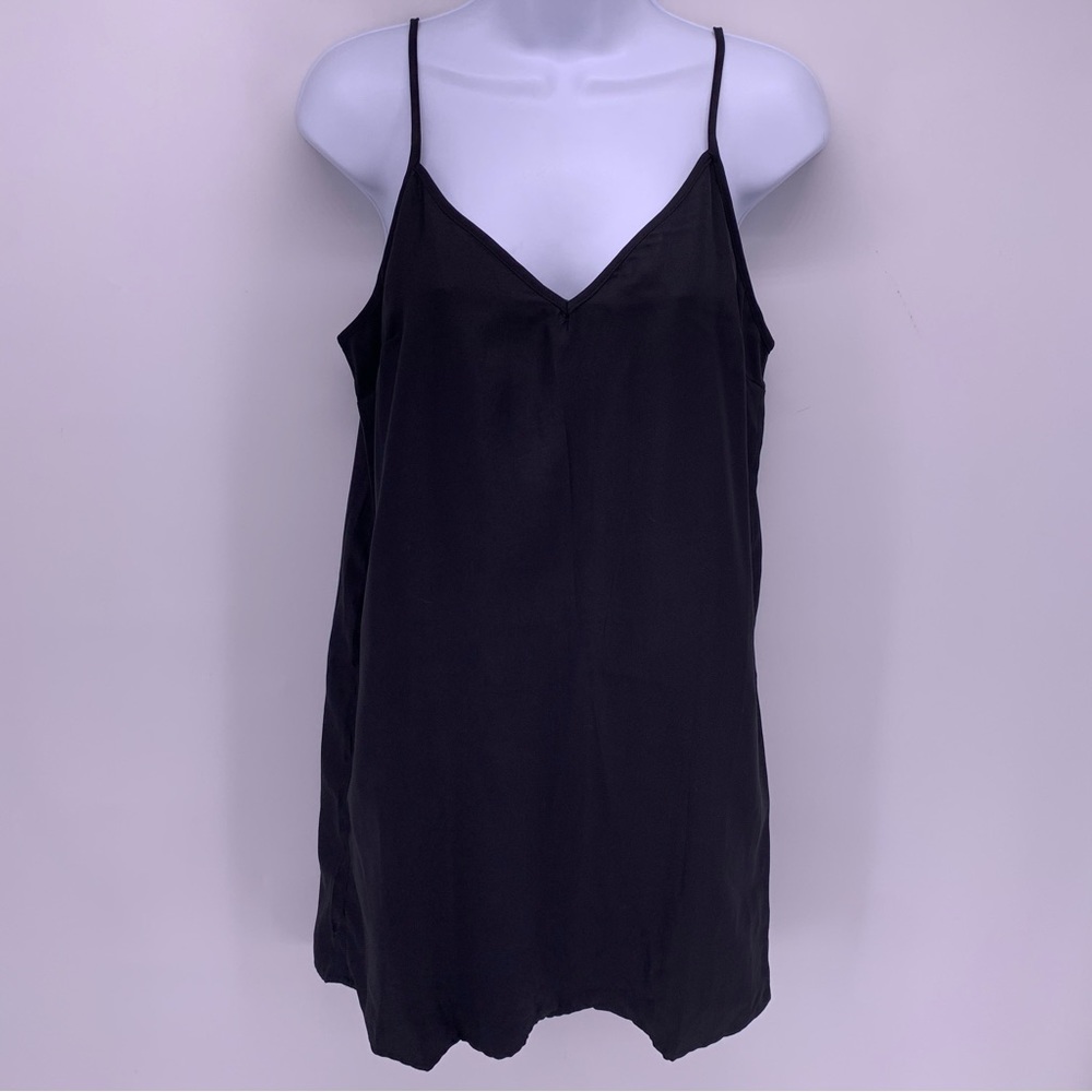 ASOS Black Spaghetti Strap Mini Dress Size 8